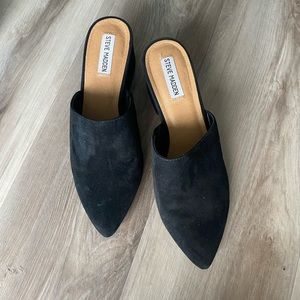 lightly worn Steve Madden mules